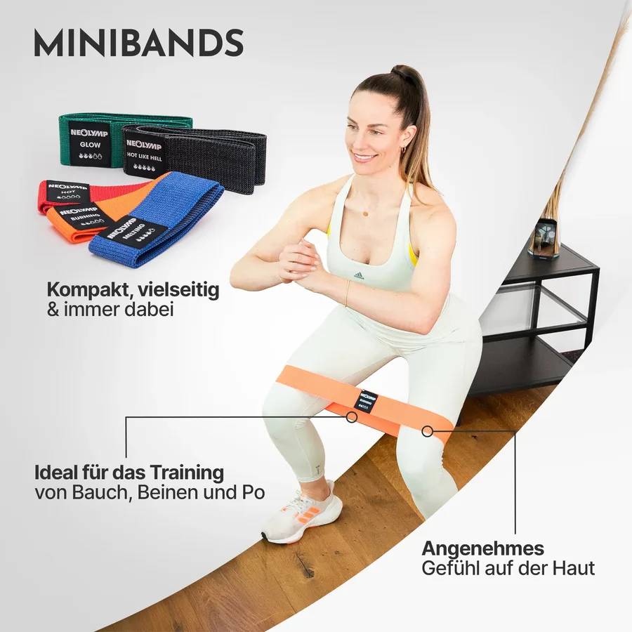 Die fünf NEOLYMP Minibänder