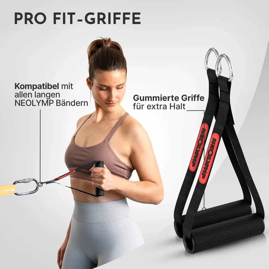 Die gummierten NEOLYMP Griffe